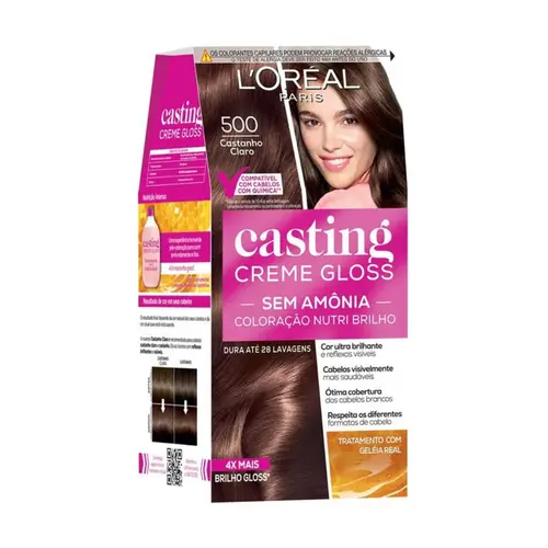 Tintura Casting Creme Gloss Castanho Claro N° 500