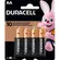 Pilha Duracell Alcalina Palito AA 4 Unidades