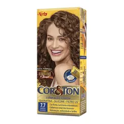 Tintura Cor & Ton Creme Marron Dourado Nº 7.7
