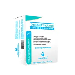 Sabonete GH Derma Sensiskin Neutro e Hidratante c/3 und 100g