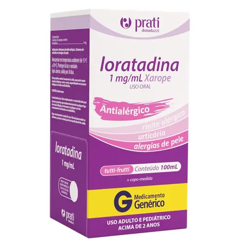Loratadina Xarope 100ml - Prati