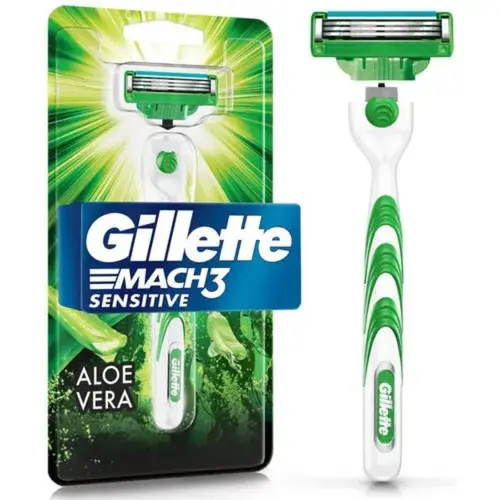 Aparelho De Barbear Gillette Mach 3 Sensitive 1 Unidade