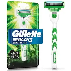 Aparelho De Barbear Gillette Mach 3 Sensitive 1 Unidade