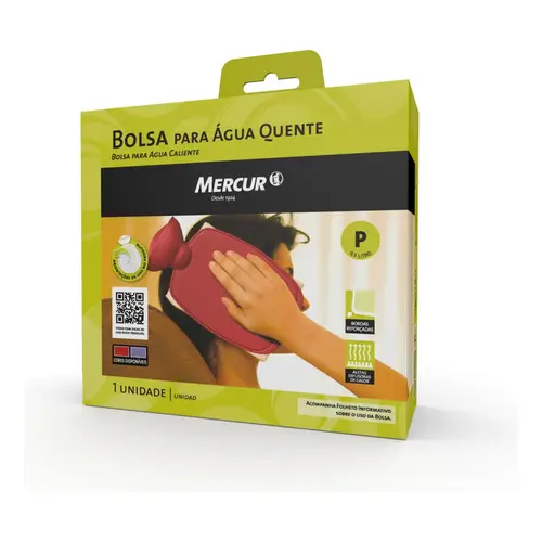 Bolsa Térmica Compressa Água Quente Mercur Pequena 500ml