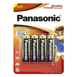 Pilha Panasonic Alcalina AA 4un