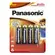Pilha Panasonic Alcalina AA 4un