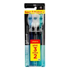 Escova Dental Johnson's 40 Macia Leve 3 Pague 2