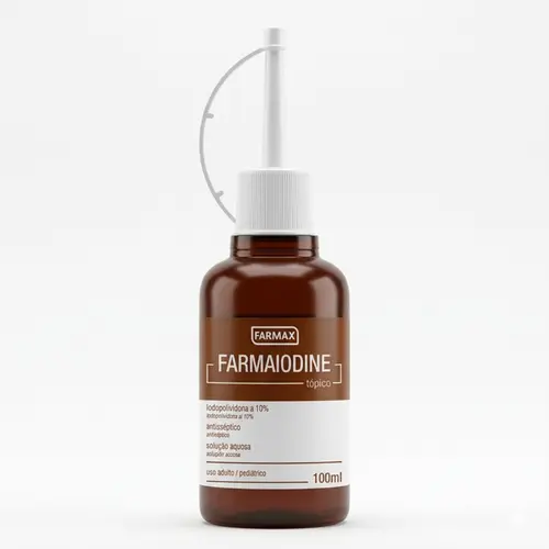 Farmaiodine Tópico Iodo Farmax 100ml