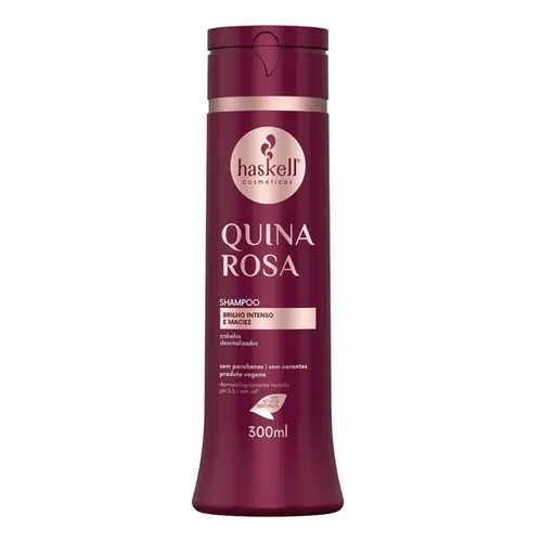 Shampoo Haskell Quina Rosa 300ml