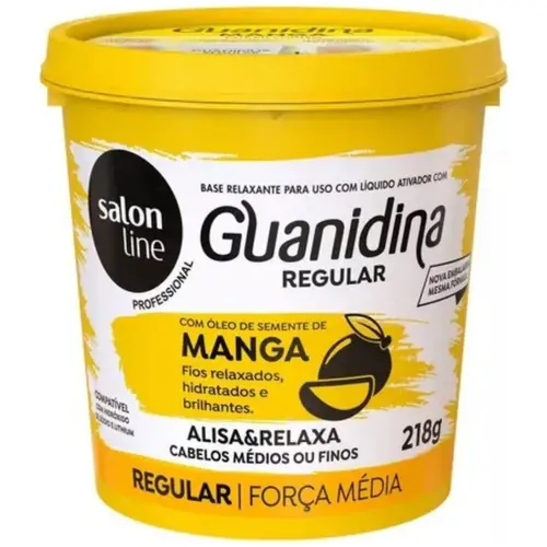 Creme Alisante Salon Line Guanidina Semente De Manga 218g