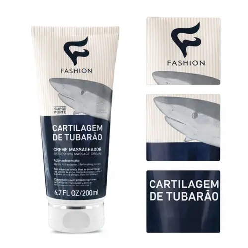 Creme Massageador Fashion Cartilagem de Tubarão 200ml