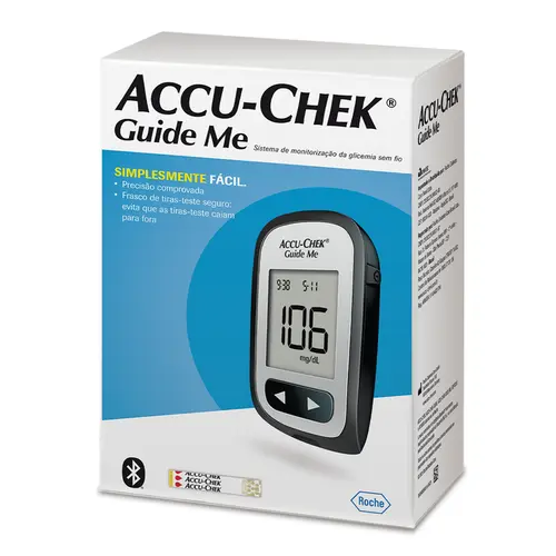 Accu-Chek Active Kit Monitor de Glicemia com 1 Monitor + 10 Tiras Teste + 1 Lancetador + 10 Lancetas