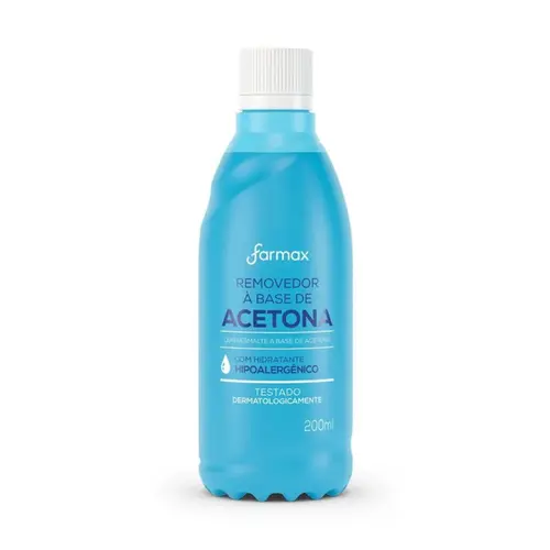 Removedor de Esmalte Acetona Farmax 200ml