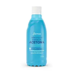Removedor de Esmalte Acetona Farmax 200ml