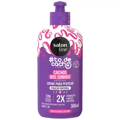 Creme Para Pentear Salon Line Tô De Cacho - Cachos Dos Sonhos 300ml
