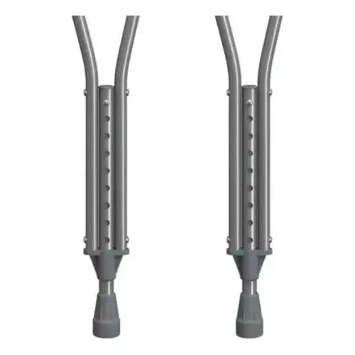 Par Muleta Bengala Axilar Alumínio Altura Regulável Mercur P