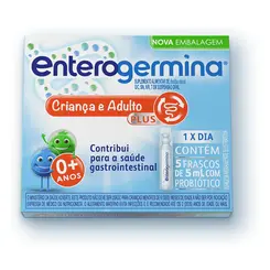 Probiótico Enterogermina Plus 5ml com 5 Frascos