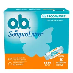 Absorvente Interno OB Super 8 Unidades