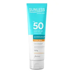 Protetor Solar Sunless Fps50 Toque Seco Não Oleoso 120g
