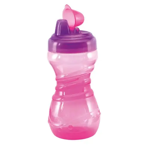 Copo de Treinamento Kuka Fun Antivazamento Rosa 330ml
