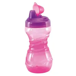 Copo de Treinamento Kuka Fun Antivazamento Rosa 330ml