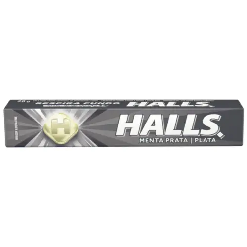 Drops Halls Menta Prata 28g
