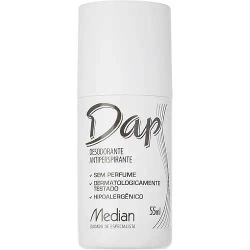 Desodorante Roll On Dap Sem Álcool e Sem Perfume 30ml