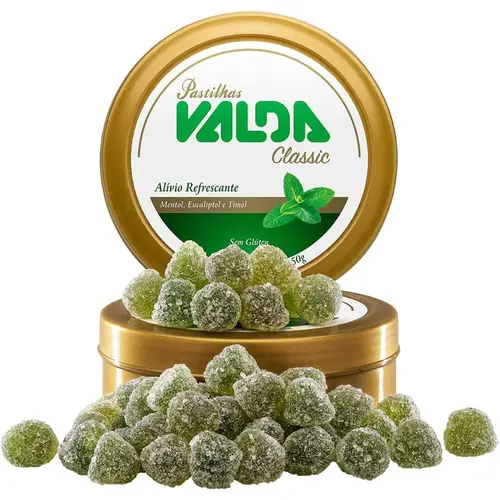 Pastilhas Valda Classic Lata 50g