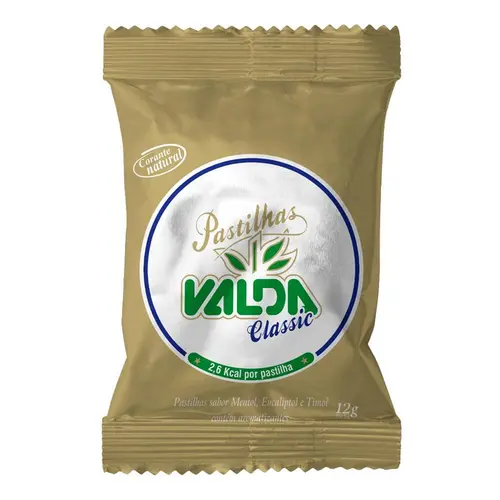 Pastilhas Valda Classic Sachê 12g