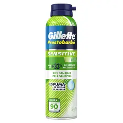 Espuma De Barbear Gillette Prestobarba Para Pele Sensivel 150g