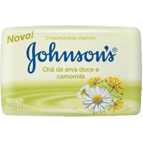 Sabonete Barra Johnson's Chá De Erva Doce E Camomila 90g