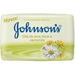 Sabonete Barra Johnson's Chá De Erva Doce E Camomila 90g