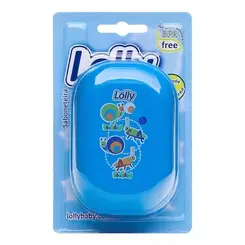 Saboneteira Infantil Lolly Azul 1 Unidade