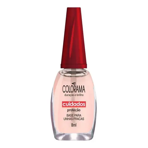 Esmalte Colorama Cuidados Base Para Unhas Fracas 8ml