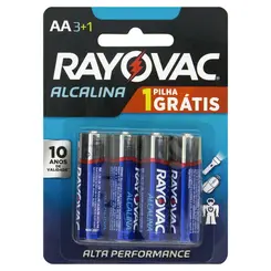 Pilha Rayovac Alc Aa 2un