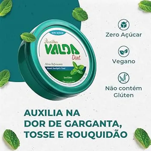Pastilhas Valda Diet Fliptop sem Açúcar 24g