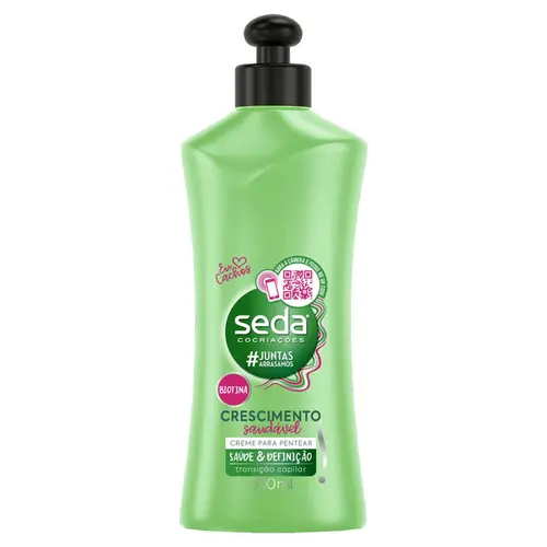 Creme Para Pentear Seda Crescimento Saudável 300ml