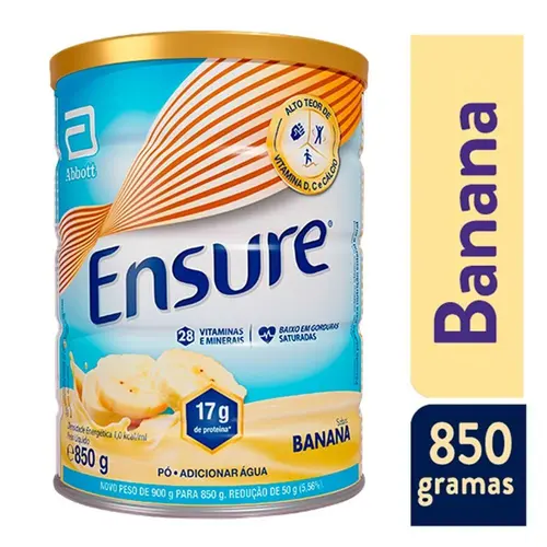 Ensure Pó Sabor Banana 900g