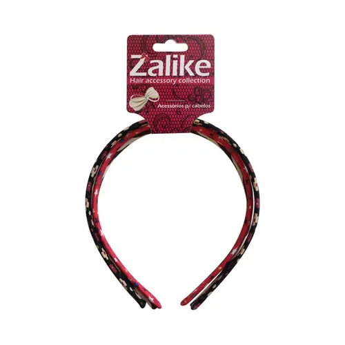 Tiara Zalike Tecido 0 7cm Kit 3un
