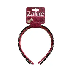 Tiara Zalike Tecido 0 7cm Kit 3un