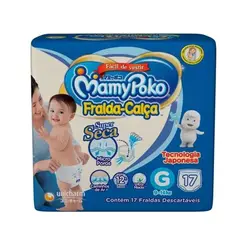 Fralda Infantil Mamypoko Roupinha Tamanho G 17 Unidades