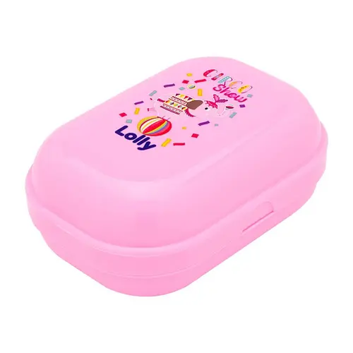 Saboneteira Infantil Lolly Rosa 1 Unidade