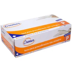 Luva Procedimento Cremer Látex Tamanho P 100 Unidades