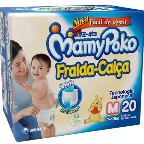 Fralda Infantil Mamypoko Regular Tamanho M 20 Unidades