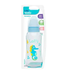 Mamadeira Lolly Oceano Azul Bico De Silicone Ortodôntico 250ml