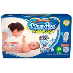 Fralda Infantil Mamypoko Regular Tamanho P 24 Unidades