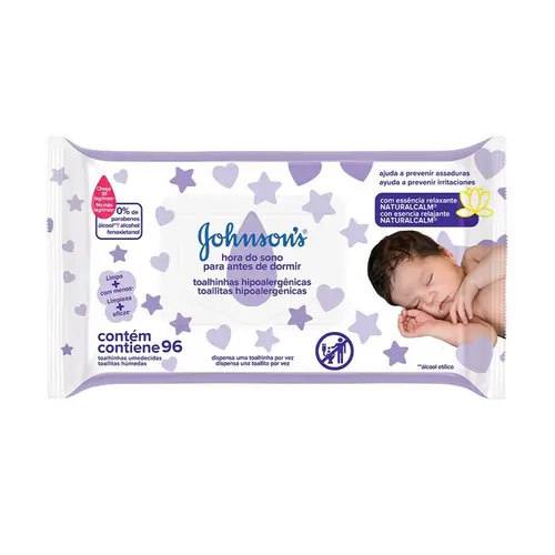 Lenço Umedecido Johnsons Baby Toq Fresq 96un