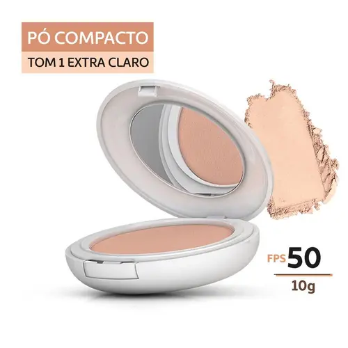 Pó Compacto Episol Color Fps50 Pele Extra Clara 10g