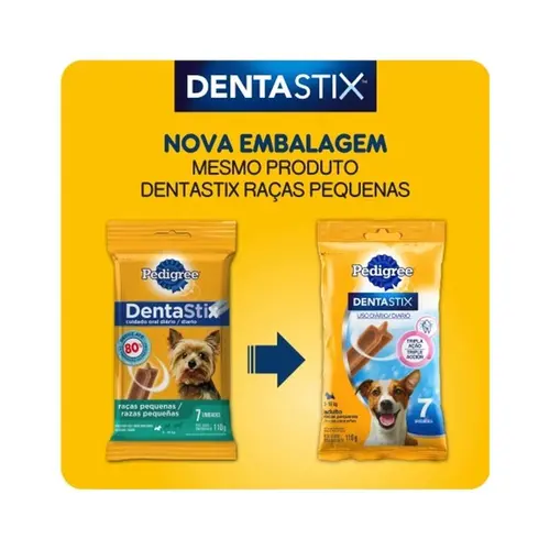 PETISCOS PEDIGREE DENTASTIX PEQ 3STICKS 45GR