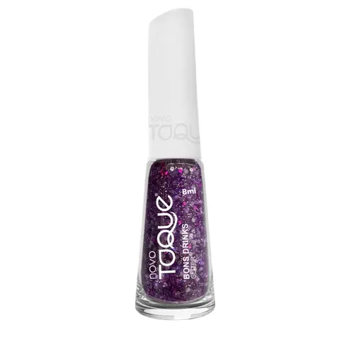 Esmalte Novo Toque Bons Drinks Glitter 8ml